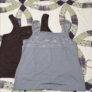 Lace Trimmed Cami set